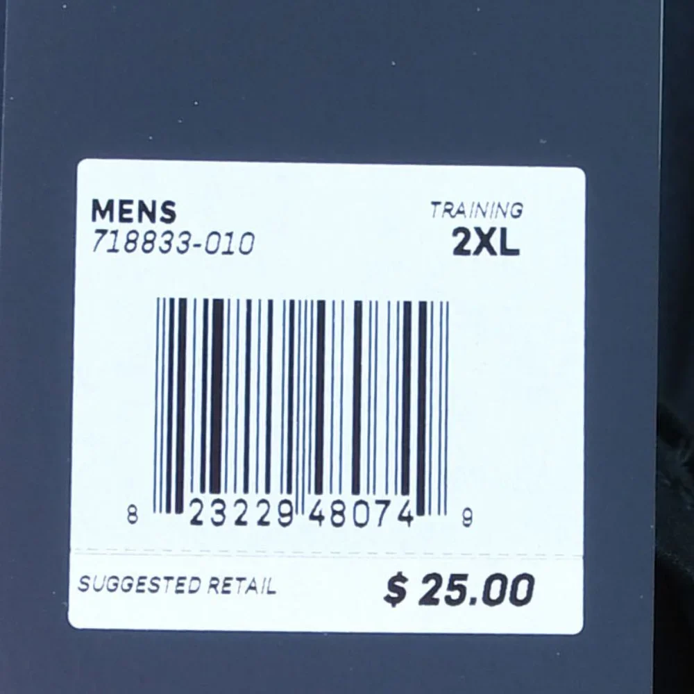 Nike Dri Fit short sleeve training t-shirt (black)- XL - Picture 6 of 13